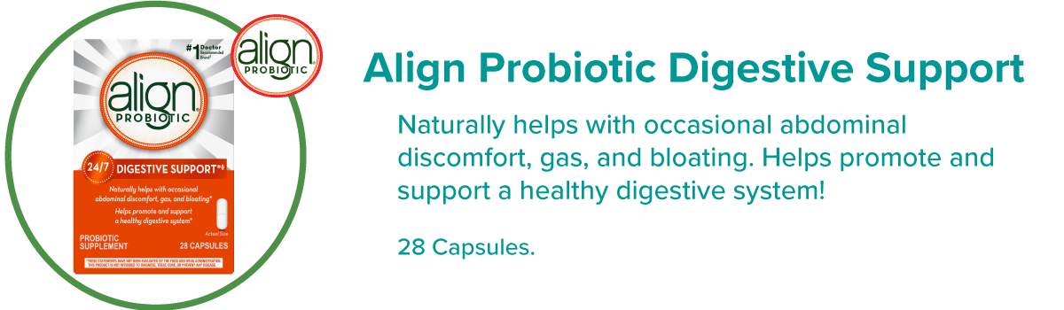 Align Probiotic Digestive Support.