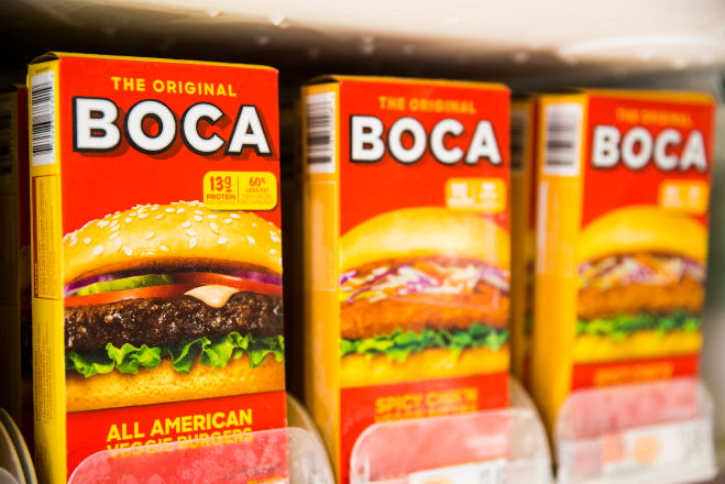 Boca all american veggie burgers