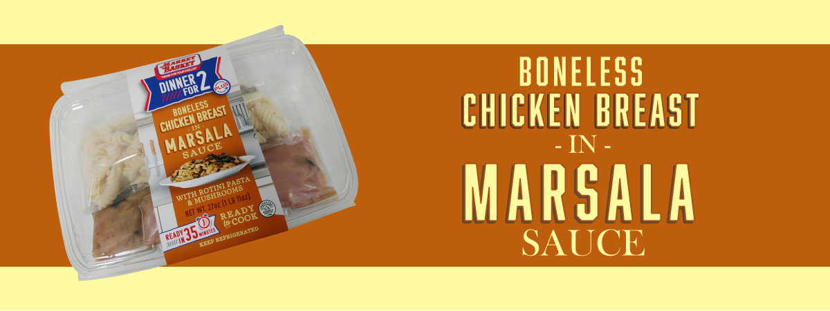 Chicken Marsala Dinner for Two Plus