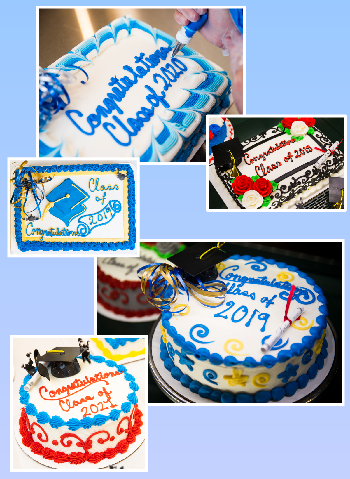 Graduation Cakes Assorted