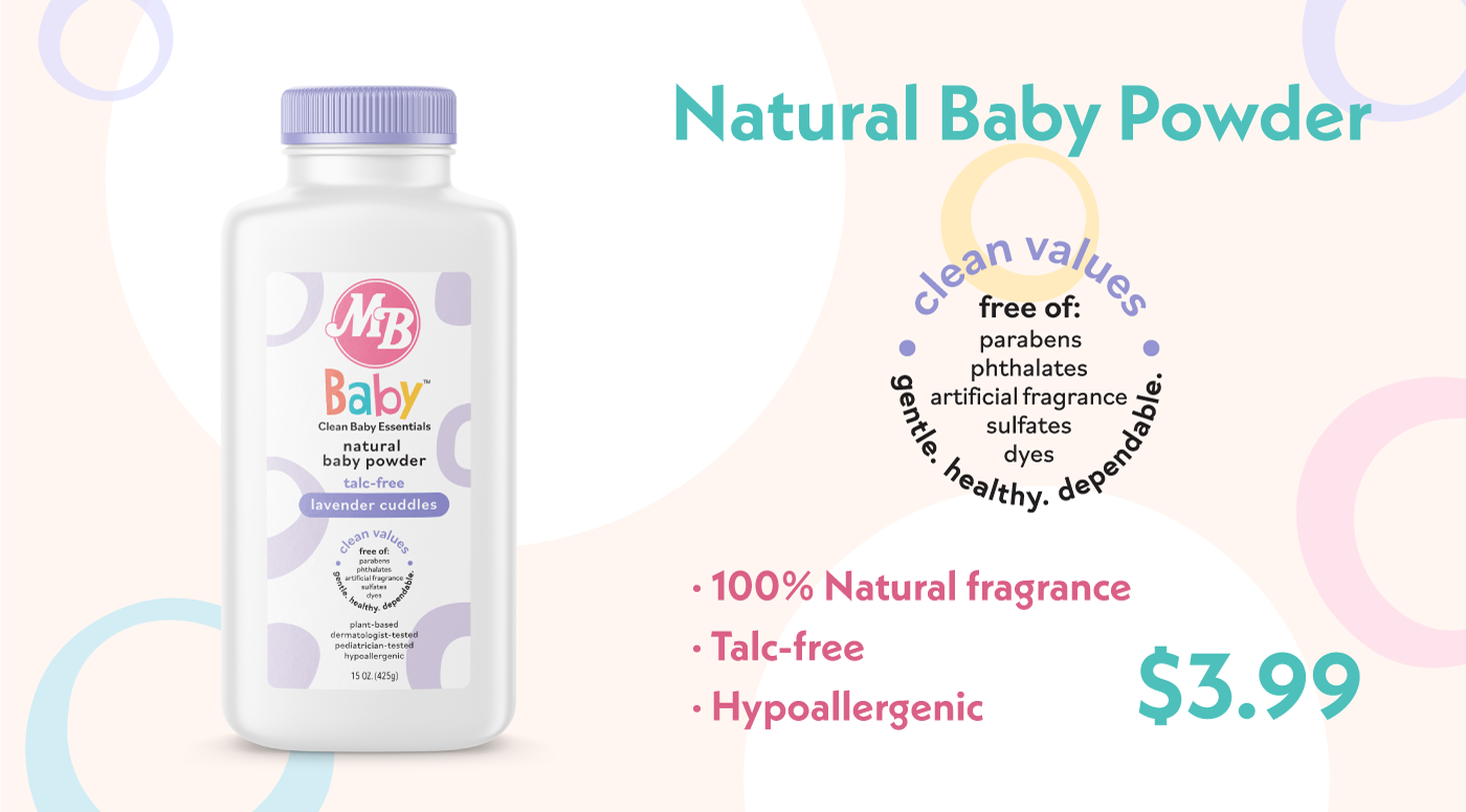 MB Baby Natural Baby Powder