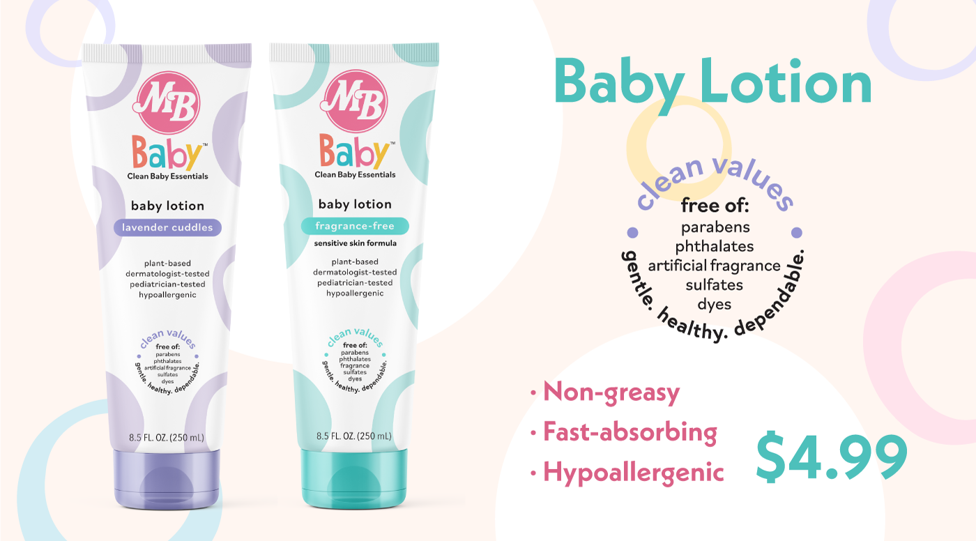 MB Baby Lotion Banner