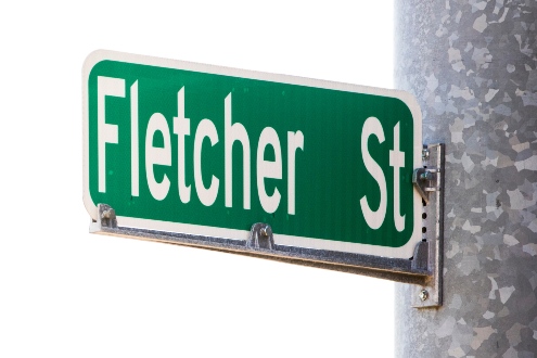 Street Sign: Fletcher St