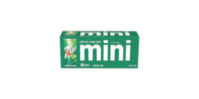 7-up 10 pack mini cans