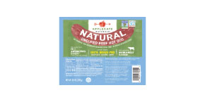 Applegate All Natural Beef Hot Dog 10 oz