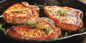 fresh bone-in center-cut pork chops