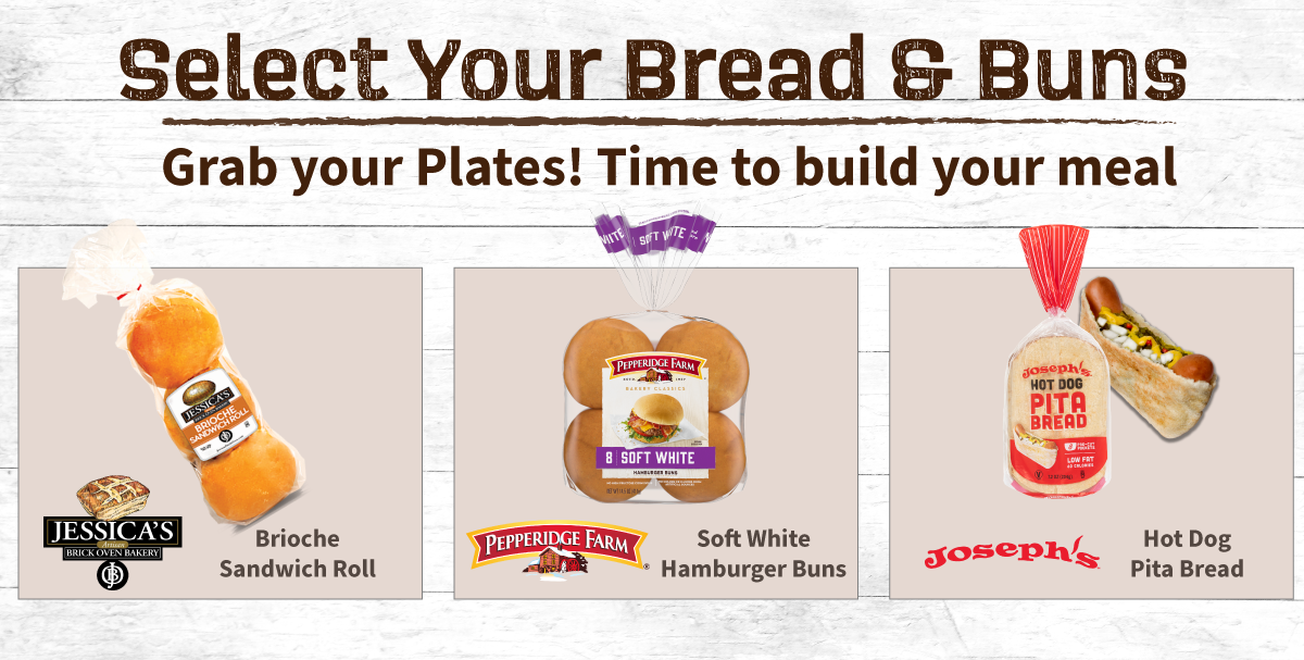 Select your bread and buns