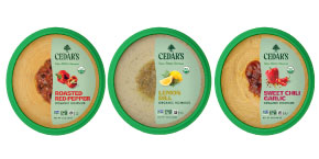 cedar's organic hummus toppers