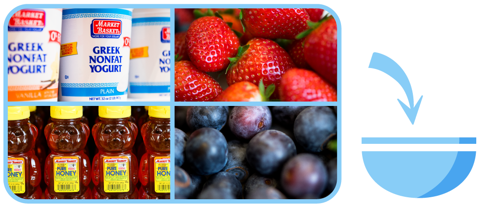 Double Berry Yogurt Parfait Ingredients