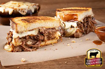 Certified Angus Beef Pot Brisket Baked Grilled Cheese