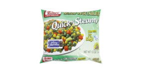 steamed vegetables