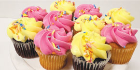 Mini Spring Cupcakes