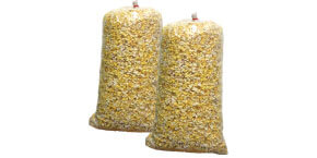 freshly popped popcorn