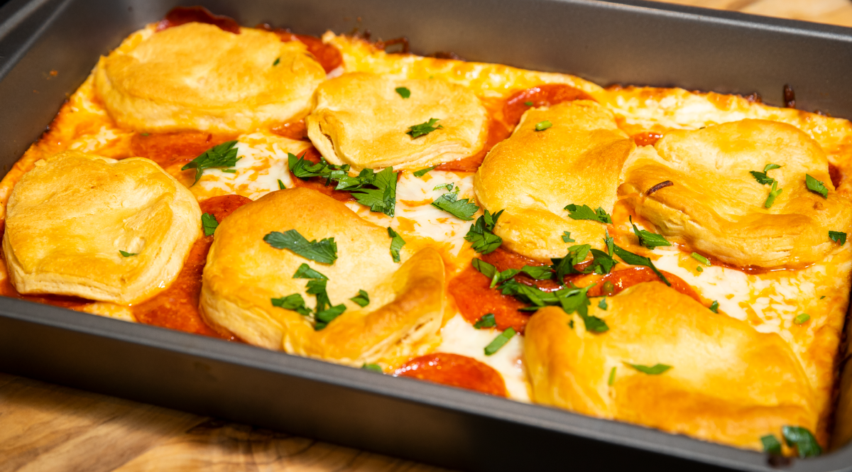 Pull Apart Garlic Bread Pizza Dip