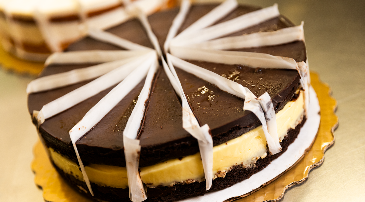 Sliced Dessert Cake Chocolate.