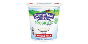 stonyfield organic yogurt quart