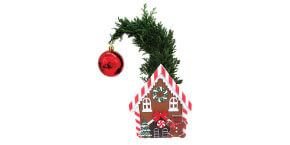 sugar plum gingerbread house