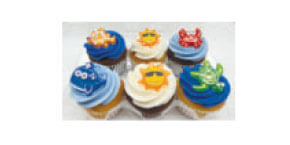 Summer cupcakes 6 pack