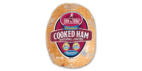 Thin 'n trim cooked ham