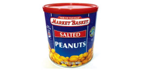 Market Basket Salted Peanuts 13 oz.