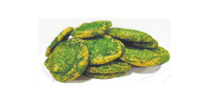 Sugar Cookies with Green Sugar