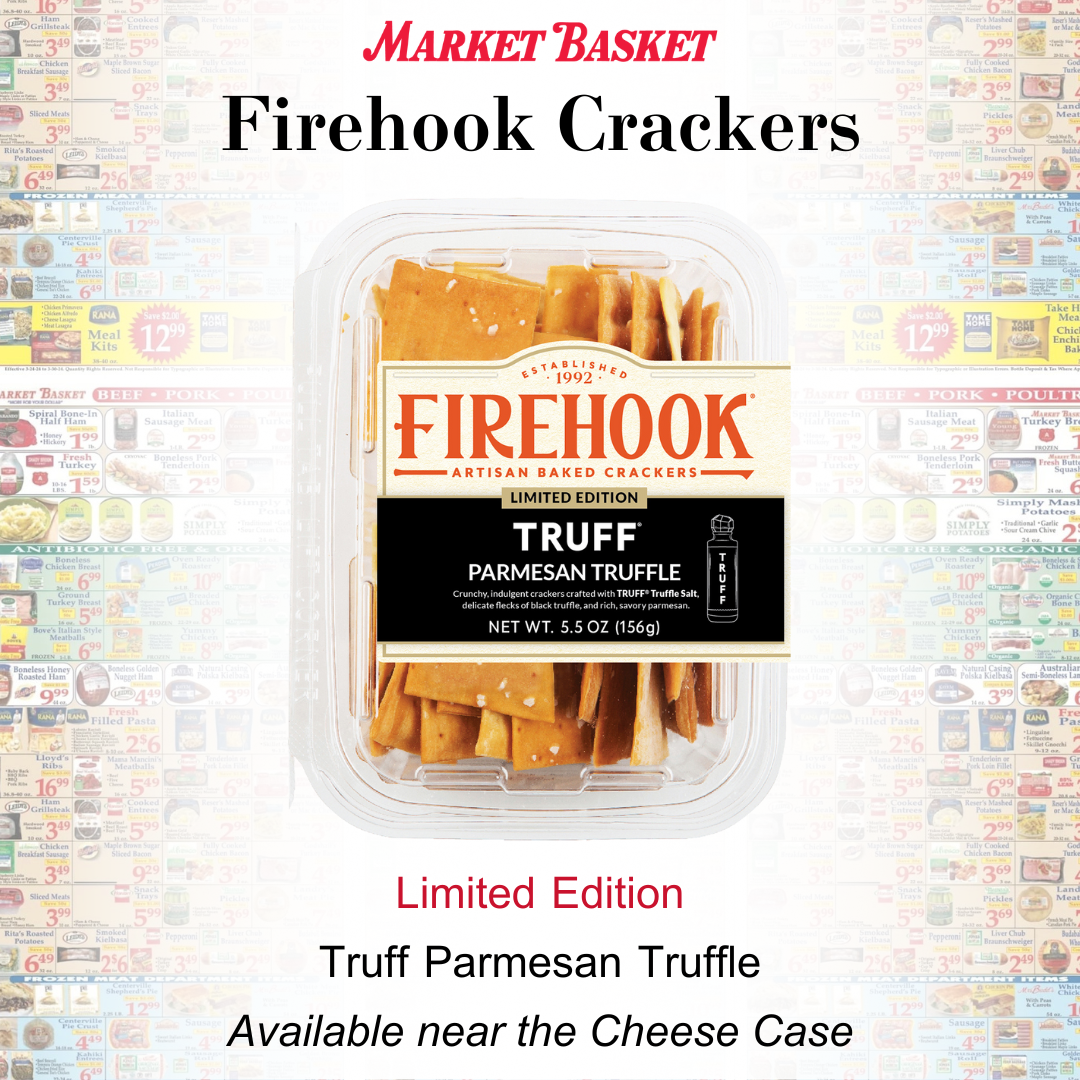 Firehook Crackers Limited Edition Truff Parmesan truffle.