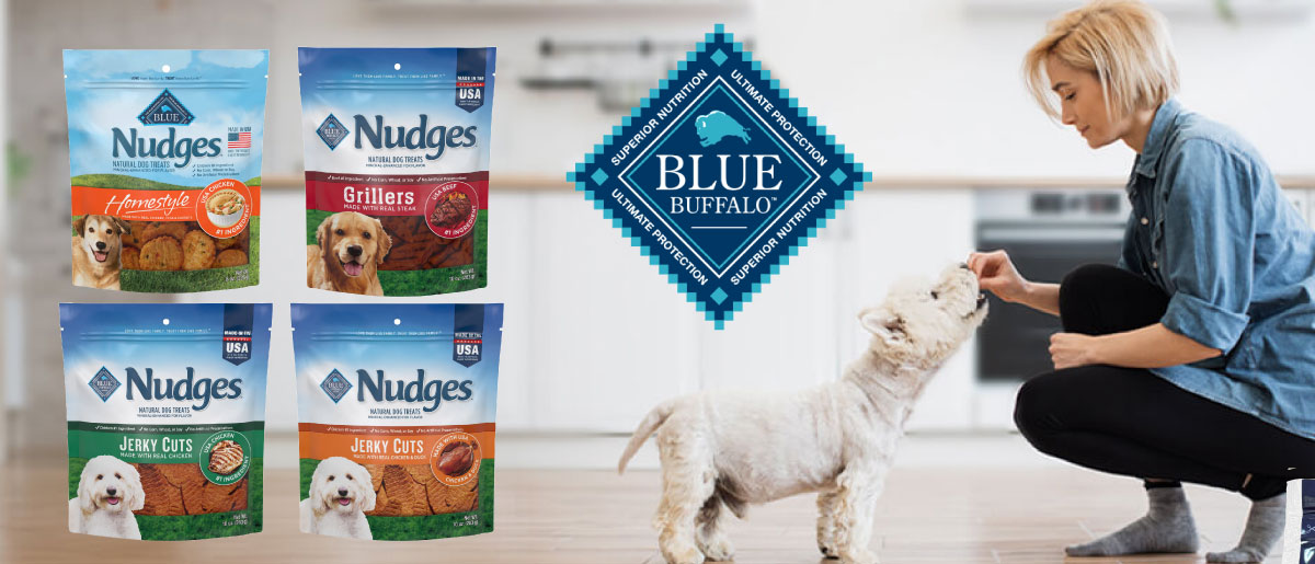 Blue Buffalo Nudges Dog Treats