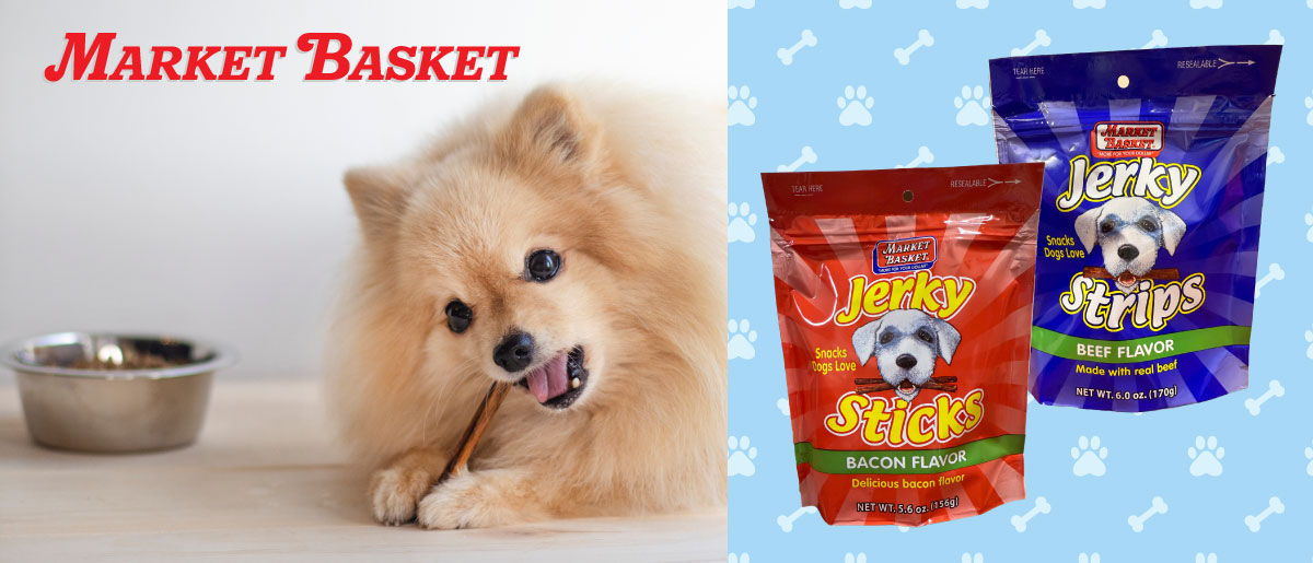 Market Basket Jerky sticks for dogs
