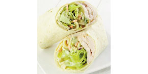 Turkey and cheese wrap