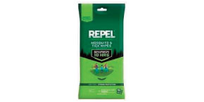 Repel Mosquito Tick Wipes 15 Count