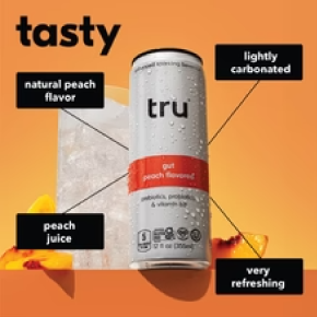 Tru Gut Peach Drink