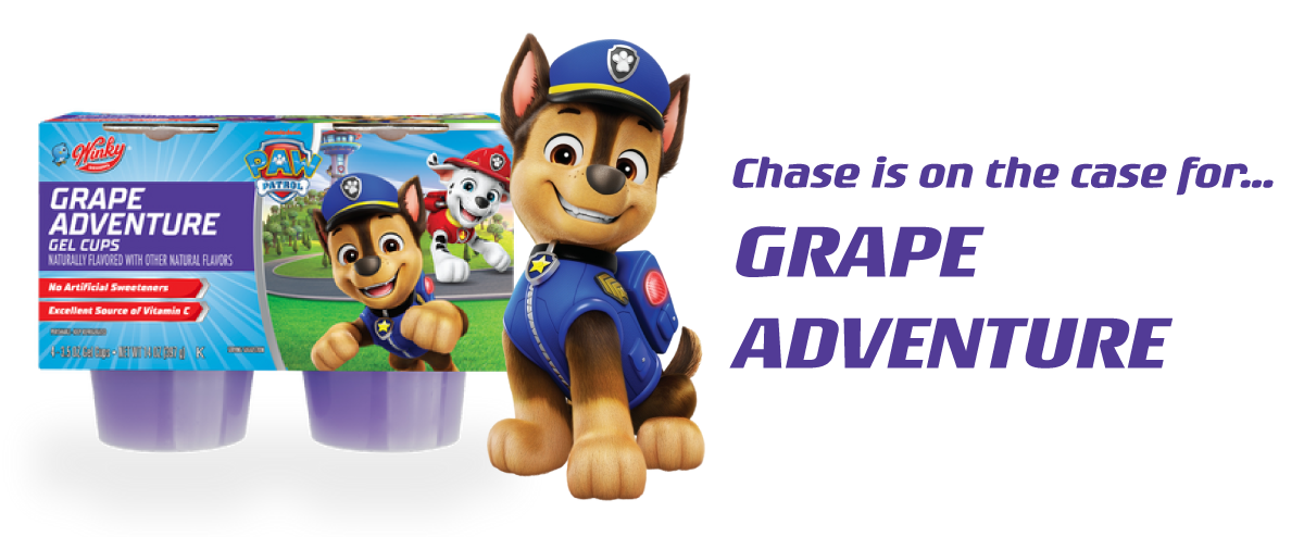 Chase is on the case for Grape Adventure