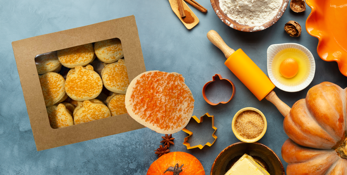 Jessica's Brick Oven Bakery Pumpkin Shaped Sugar Cookies
