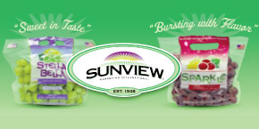 Sunview Red and Green Seedless Grapes