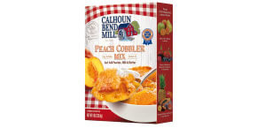 Calhoun bend mill peach cobbler