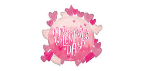 Valentine's Day Large Shape Balloons