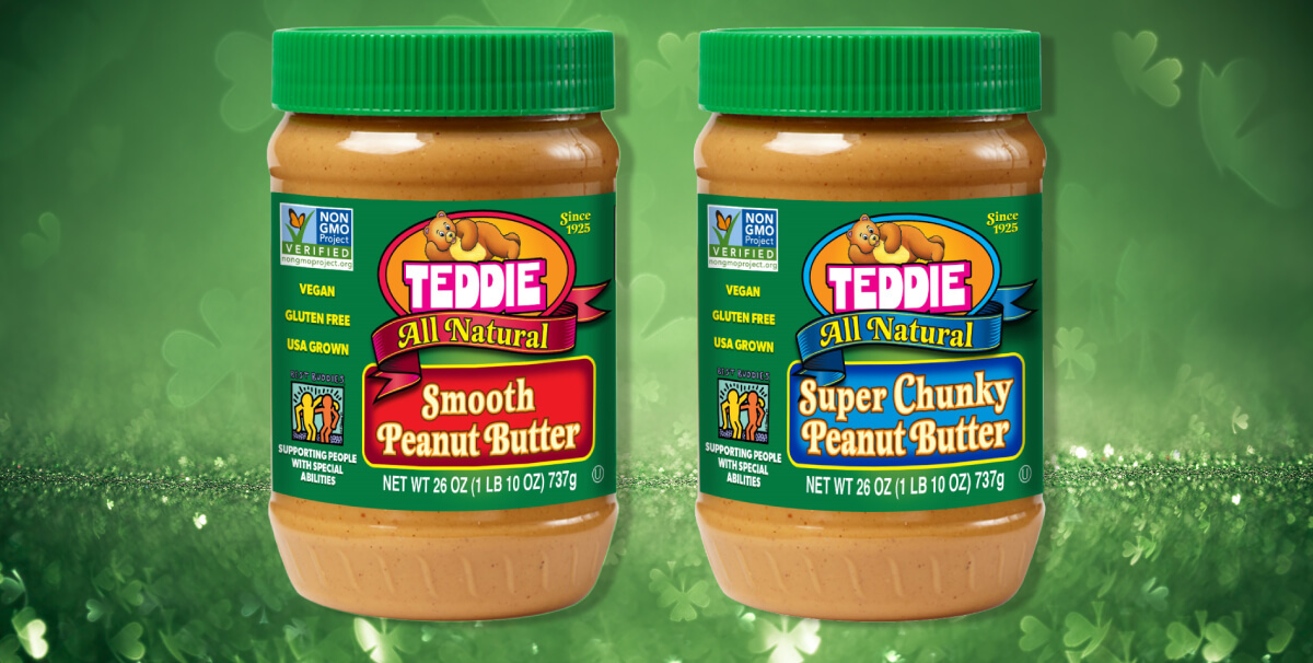 Teddie Peanut Butter St. Patrick's Day