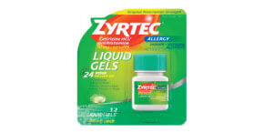 Zyrtec Allergy Caplets 12 count