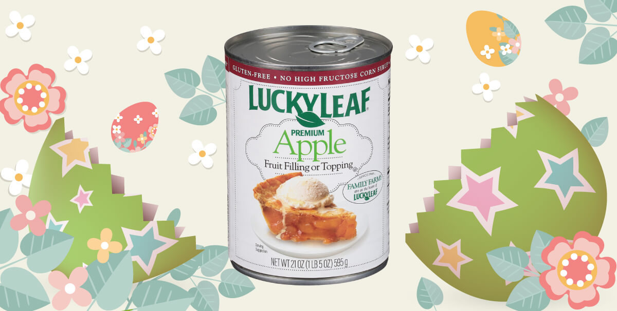 Lucky leaf apple filling easter