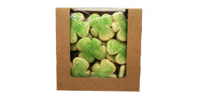 Shamrock Shortbread Cookies
