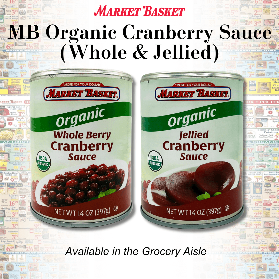 MB Organic Cranberry Sauce (Whole & Jellied)