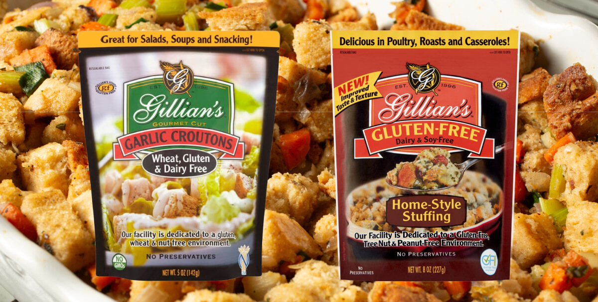 Gillian's Gluten Free Stuffind and Croutons