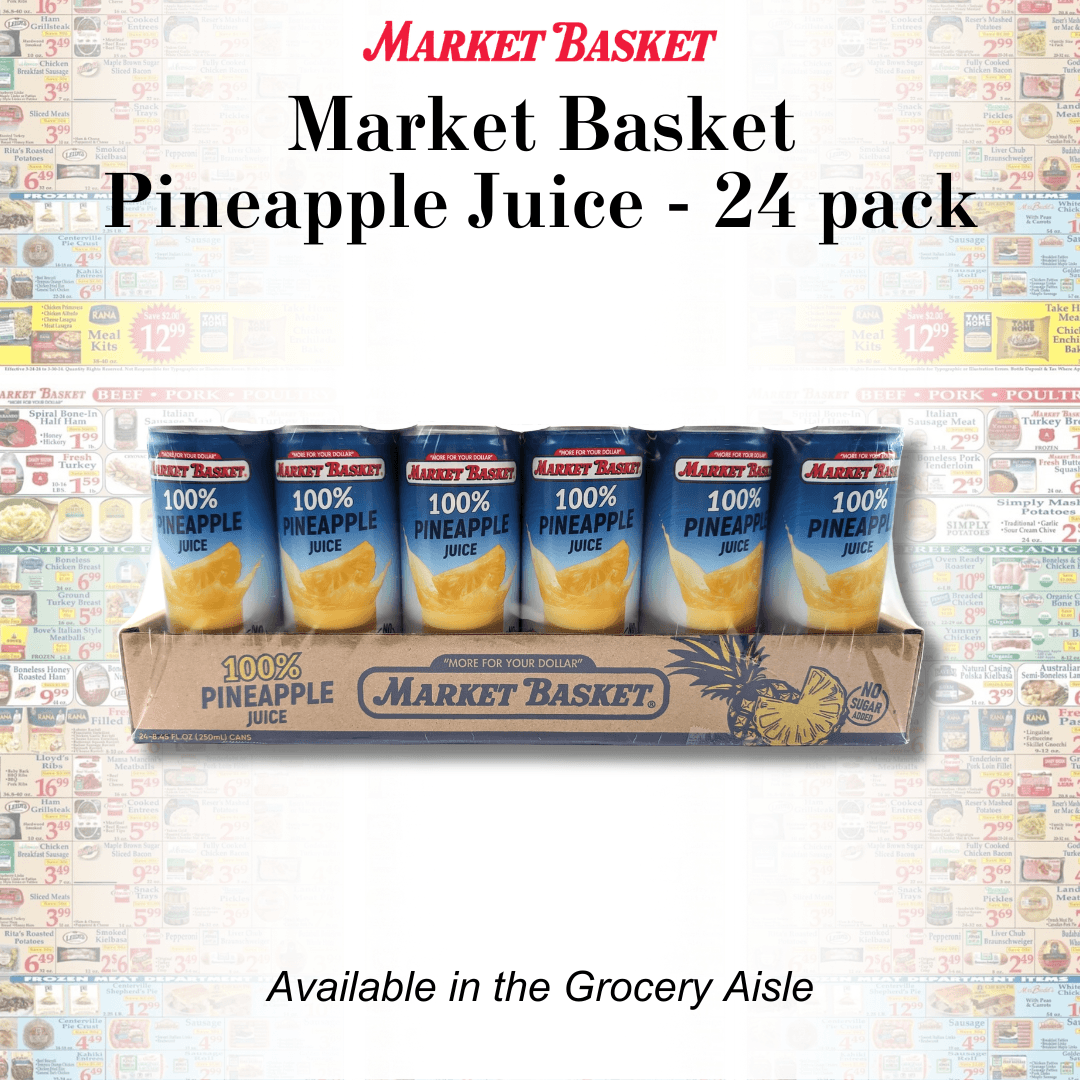 Market Basket Pineapple Juice 24 Pack