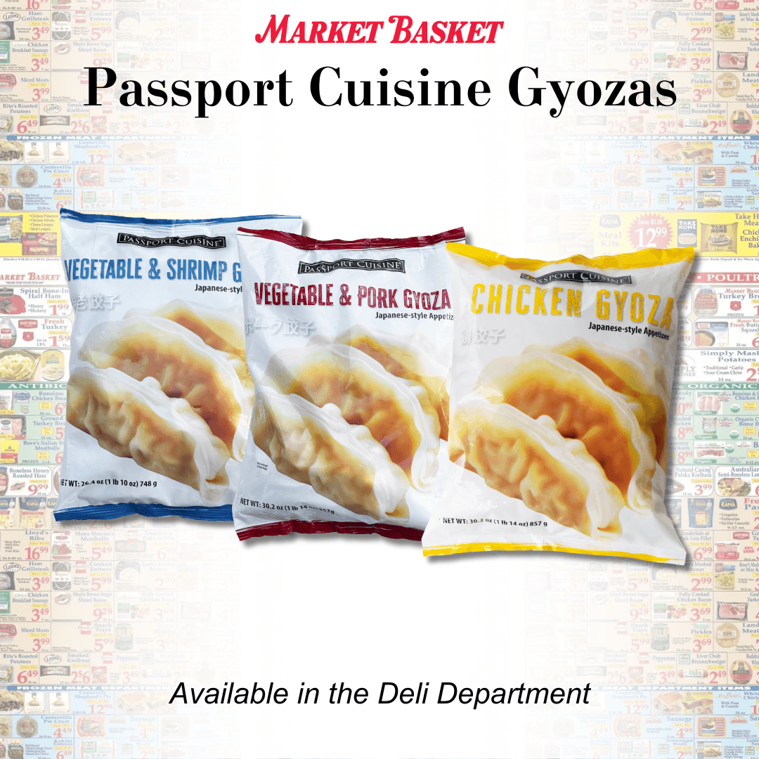 Market Basket Passport Cuisine Gyozas