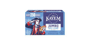 Jumbo Skinless Beef & Pork Hot Dogs 2 lb.
