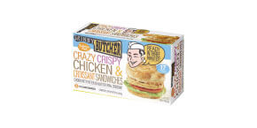 Skinny Butcher Crazy Crispy Chicken and croissant sandwiches