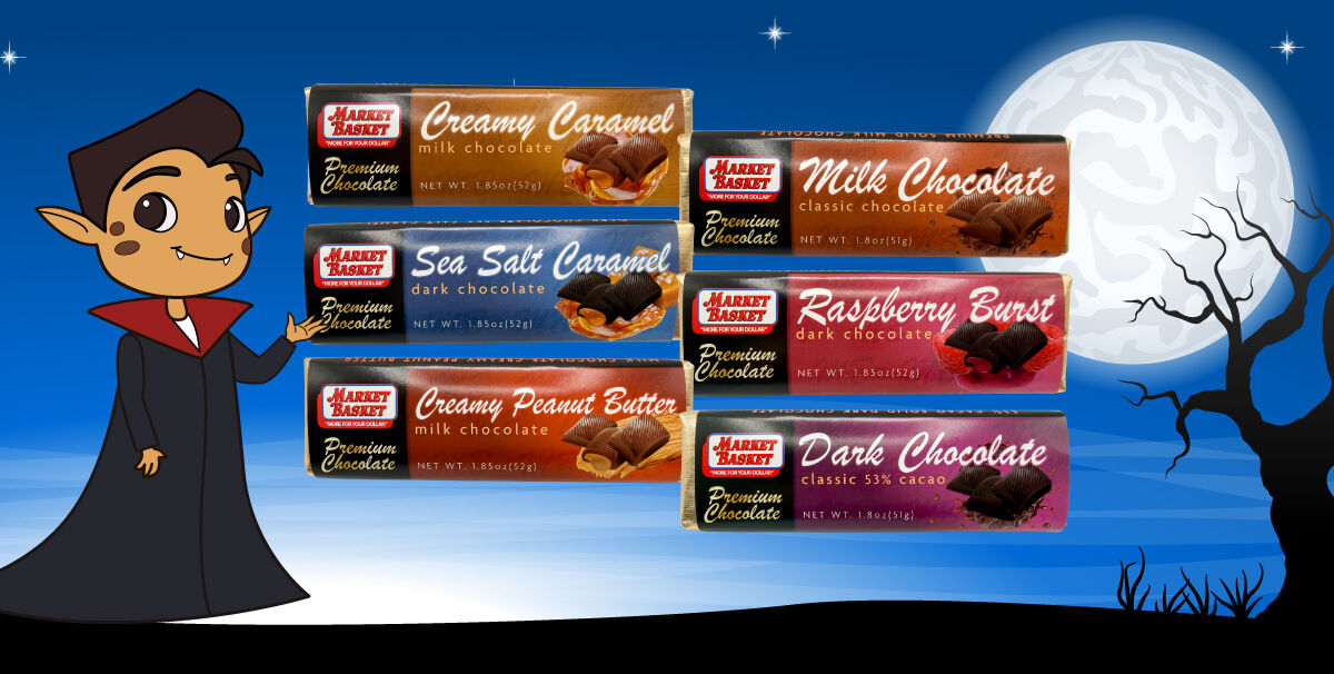 Halloween mb chocolate bar chip