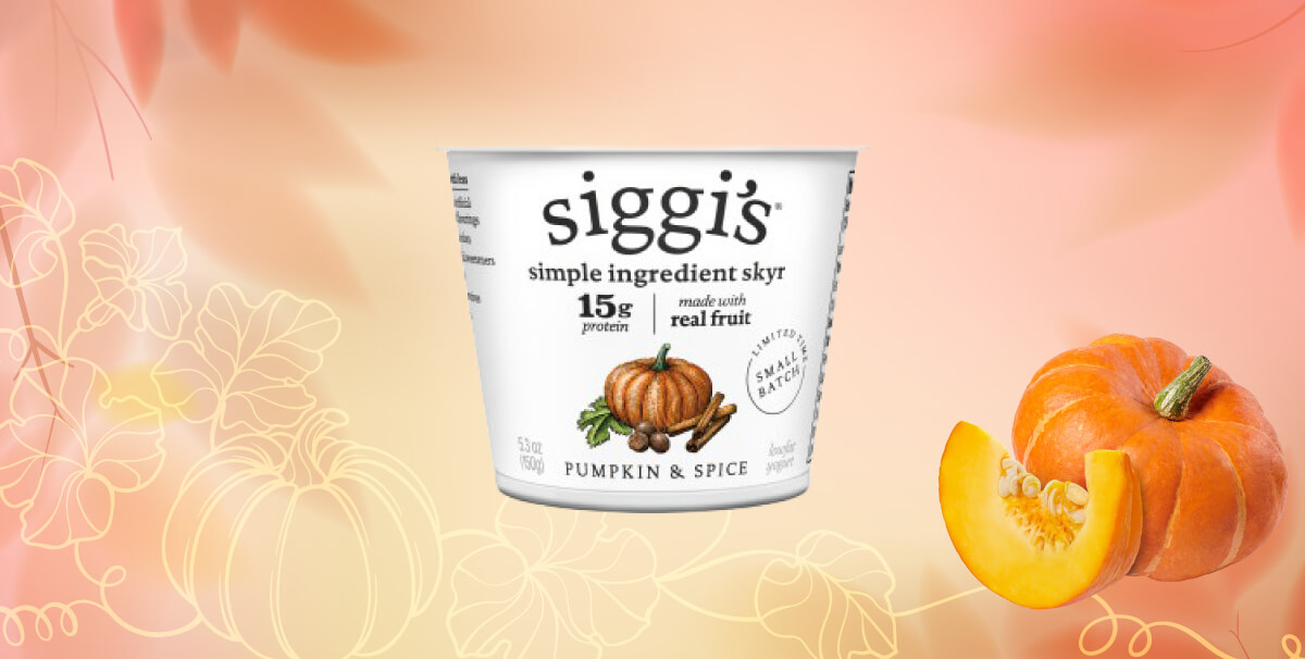 siggi's pumpkin skyr yogurt