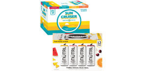 sun cruiser, nutrl and high noon 12 packs